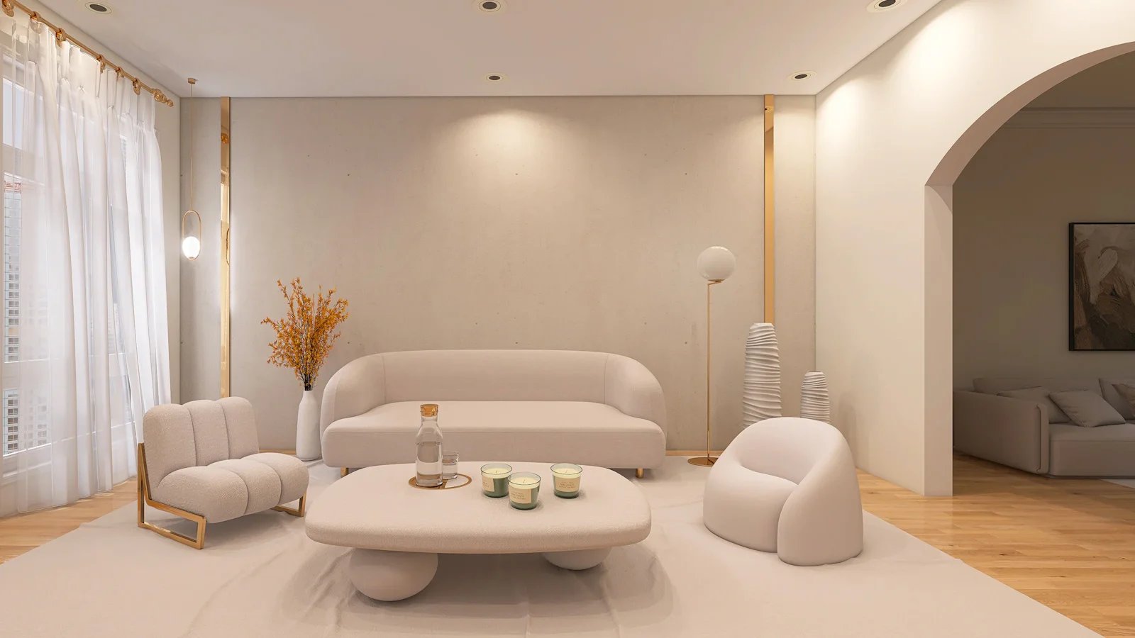 2-комнатная 54 м², Московский район: после ремонта